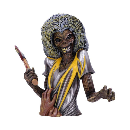 Nemesis Now Caja de Busto de Iron Maiden Killers con Licencia Oficial (pequeña), Color Amarillo, 16,5 cm