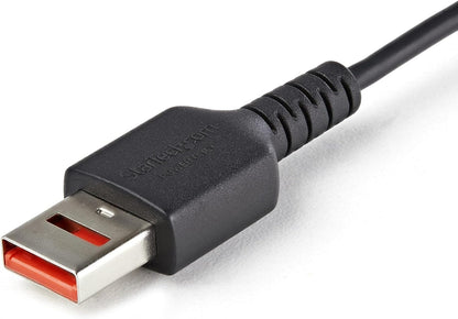 StarTech.com 1M SECURE CHARGING CABLE- USB-A TO USB-C DATA BLOCKER, Black