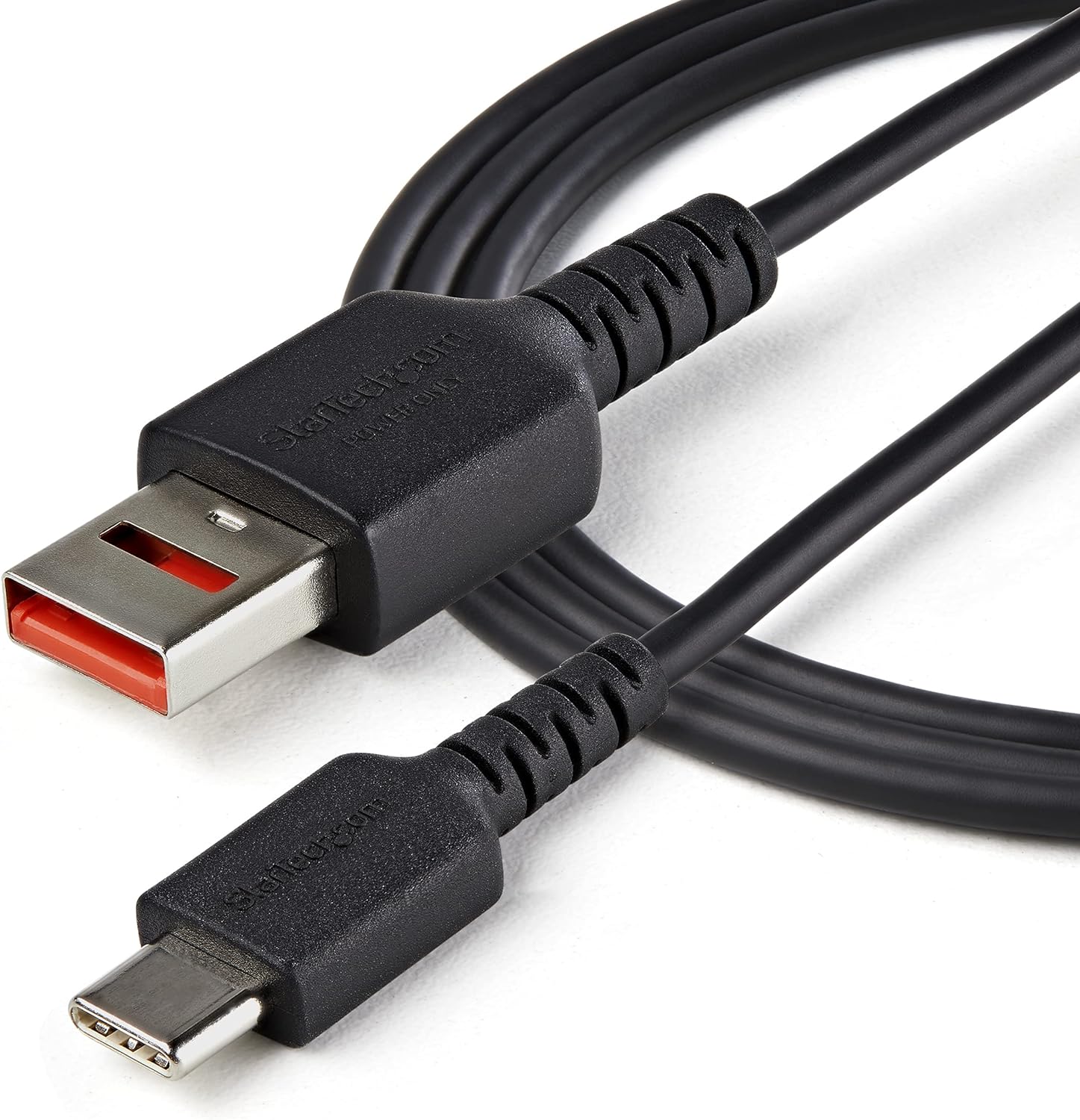 StarTech.com 1M SECURE CHARGING CABLE- USB-A TO USB-C DATA BLOCKER, Black