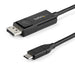 StarTech.com 3.3ft (1m) USB C to DisplayPort 1.2 Cable 4K 60Hz - Bidirectional DP to USB-C or USB-C to DP Reversible Video Adapter Cable - HBR2/HDR - USB Type C/TB3 Monitor Cable (CDP2DP1MBD