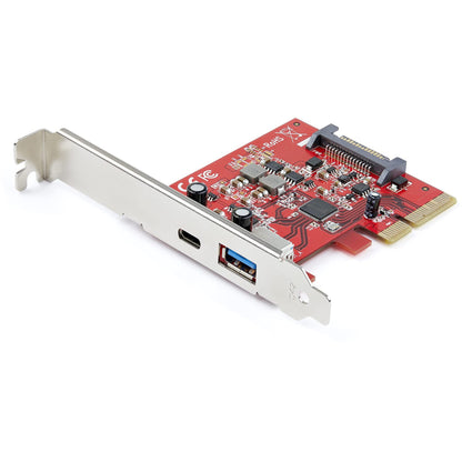 StarTech.com 2-Port 10Gbps USB-A & USB-C PCIe Card - USB 3.1 Gen 2 PCI Express Type C/A Host Controller Card Adapter - USB 3.2 Gen 2x1 PCIe Expansion Add-On Card - Windows, macOS, Linux (PEXUSB311AC3