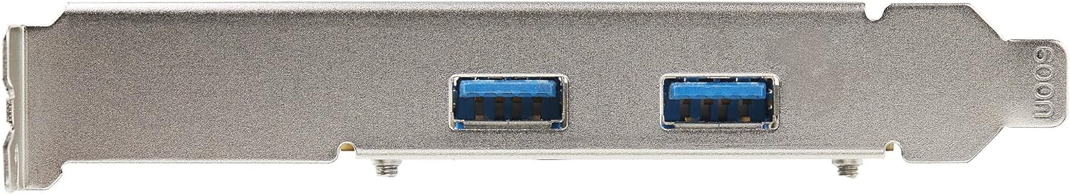 StarTech.com 2-Port USB PCIe Card with 10Gbps/port - USB 3.1/3.2 Gen 2 Type-A PCI Express 3.0 x2 Host Controller Expansion Card - Add-On Adapter Card - Full/Low Profile - Windows & Linux (PEXUSB312A3