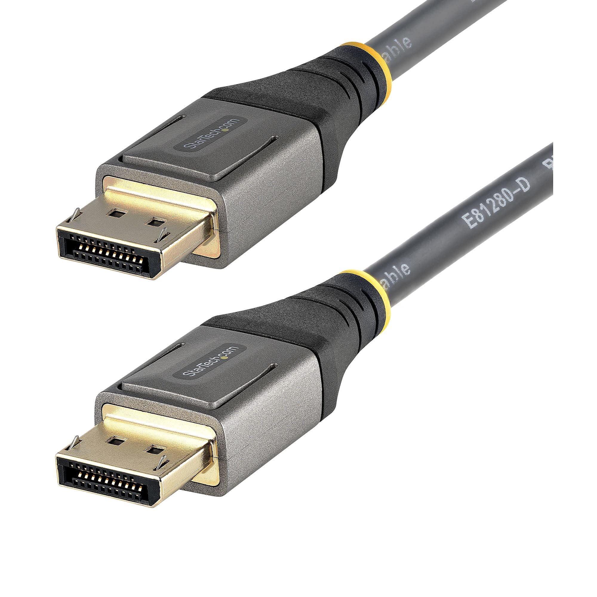 StarTech.com 6ft (2m) VESA Certified DisplayPort 1.4 Cable - 8K 60Hz HDR10 - Ultra HD 4K 120Hz Video - DP 1.4 Cable / Cord - For Monitors/Displays - DisplayPort to DisplayPort Cable - M/M (DP14VMM2M