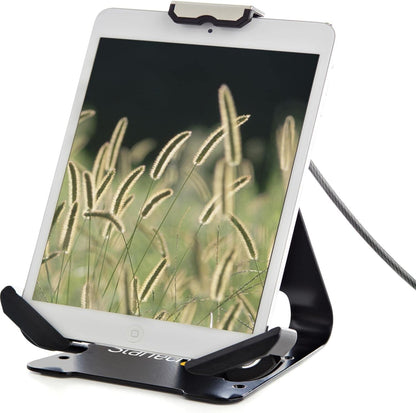 StarTech.com Secure Tablet Stand w/ K-Slot Cable Lock - Locking Tablet Holder for 7.9"-13" Tablets - Universal Adjustable Tablet Mount for Desk/Surface - Lockable Anti-Theft Security Mount (SECTBLTDT