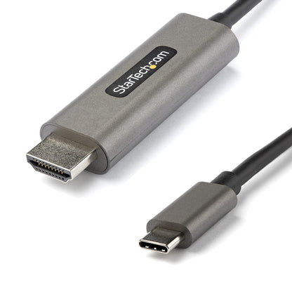 StarTech.com 6ft (2m) USB C to HDMI Cable 4K 60Hz w/ HDR10 - Ultra HD USB Type-C to 4K HDMI 2.0b Video Adapter Cable - USB-C to HDMI HDR Monitor/Display Converter - DP 1.4 Alt Mode HBR3 (CDP2HDMM2MH