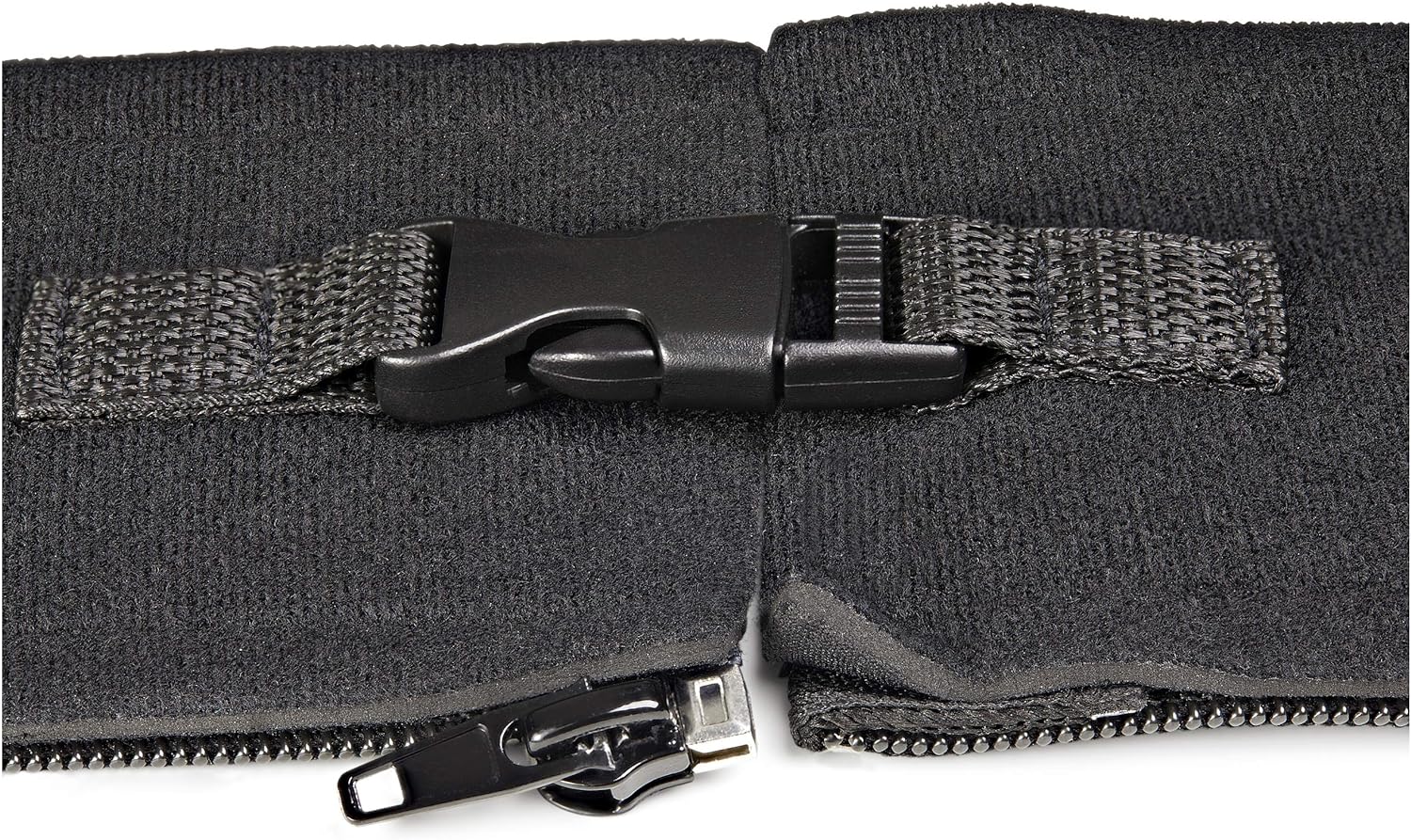 StarTech.com 40" (1m) Neoprene Cable Management Sleeve with Zipper & Buckle - 1.2" (3cm) Diameter - Computer/PC Power/Network/AV Cord Cover/Manager - Flexible Cable Organizer Wrap - Black (WKSTNCMZP