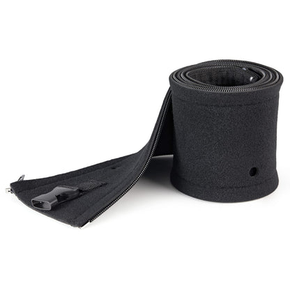 StarTech.com 40" (1m) Neoprene Cable Management Sleeve with Zipper & Buckle - 1.2" (3cm) Diameter - Computer/PC Power/Network/AV Cord Cover/Manager - Flexible Cable Organizer Wrap - Black (WKSTNCMZP