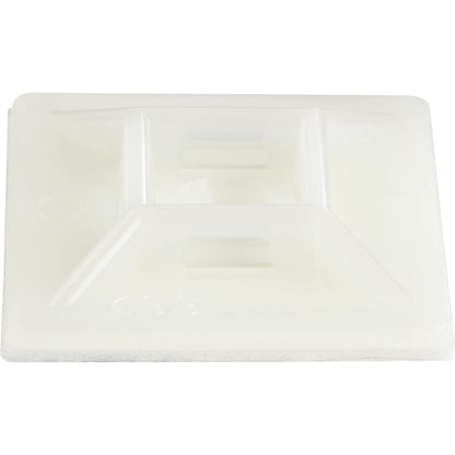 StarTech.com 100 Pack Cable Tie Mounts with Adhesive Tape for 0.21 in. (5.5 mm) Wide Ties - Nylon/Plastic Zip Tie Mounts - Electrical/Network Cable Wrap Mounts / 94V-2 Fire & UL Rated TAA (CBMCTM3) Large | 0.21 in. (5.5 mm) max. diameter