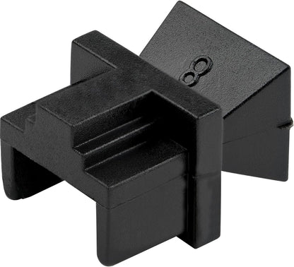 StarTech.com 100 Pack RJ45 Dust Covers - Reusable RJ45 Blanking Plug/Dust Cap - Ethernet/LAN Port Protector/Blocker - Snap In RJ45 Female Jack Protective Cover for Hubs Switches Routers (RJ45COVER