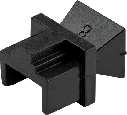 StarTech.com 100 Pack RJ45 Dust Covers - Reusable RJ45 Blanking Plug/Dust Cap - Ethernet/LAN Port Protector/Blocker - Snap In RJ45 Female Jack Protective Cover for Hubs Switches Routers (RJ45COVER