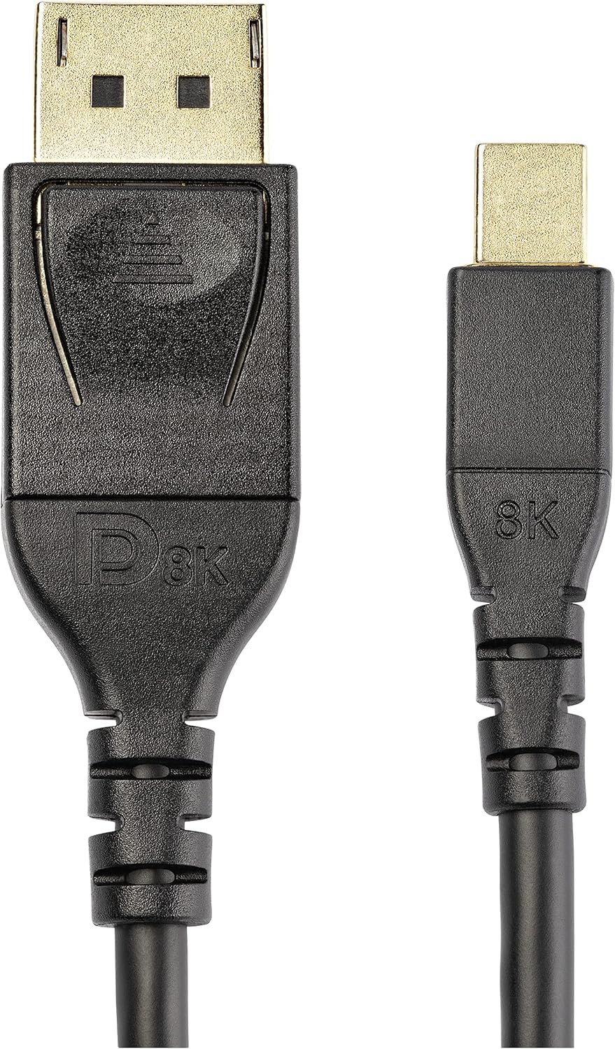 StarTech.com 6ft (2m) VESA Certified Mini DisplayPort to DisplayPort 1.4 Cable - 8K 60Hz HBR3 HDR - Super UHD mDP to DP 1.4 Cord - Slim (34 AWG) Ultra HD 4K 120Hz - Monitor/Video Cable (DP14MDPMM2MB