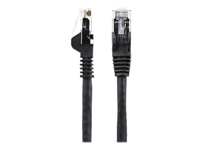 StarTech.com 2m CAT6 Ethernet Cable - LSZH (Low Smoke Zero Halogen) - 10 Gigabit 650MHz 100W PoE RJ45 UTP Network Patch Cord Snagless with Strain Relief - Black, CAT 6, ETL Verified (N6LPATCH2MBK
