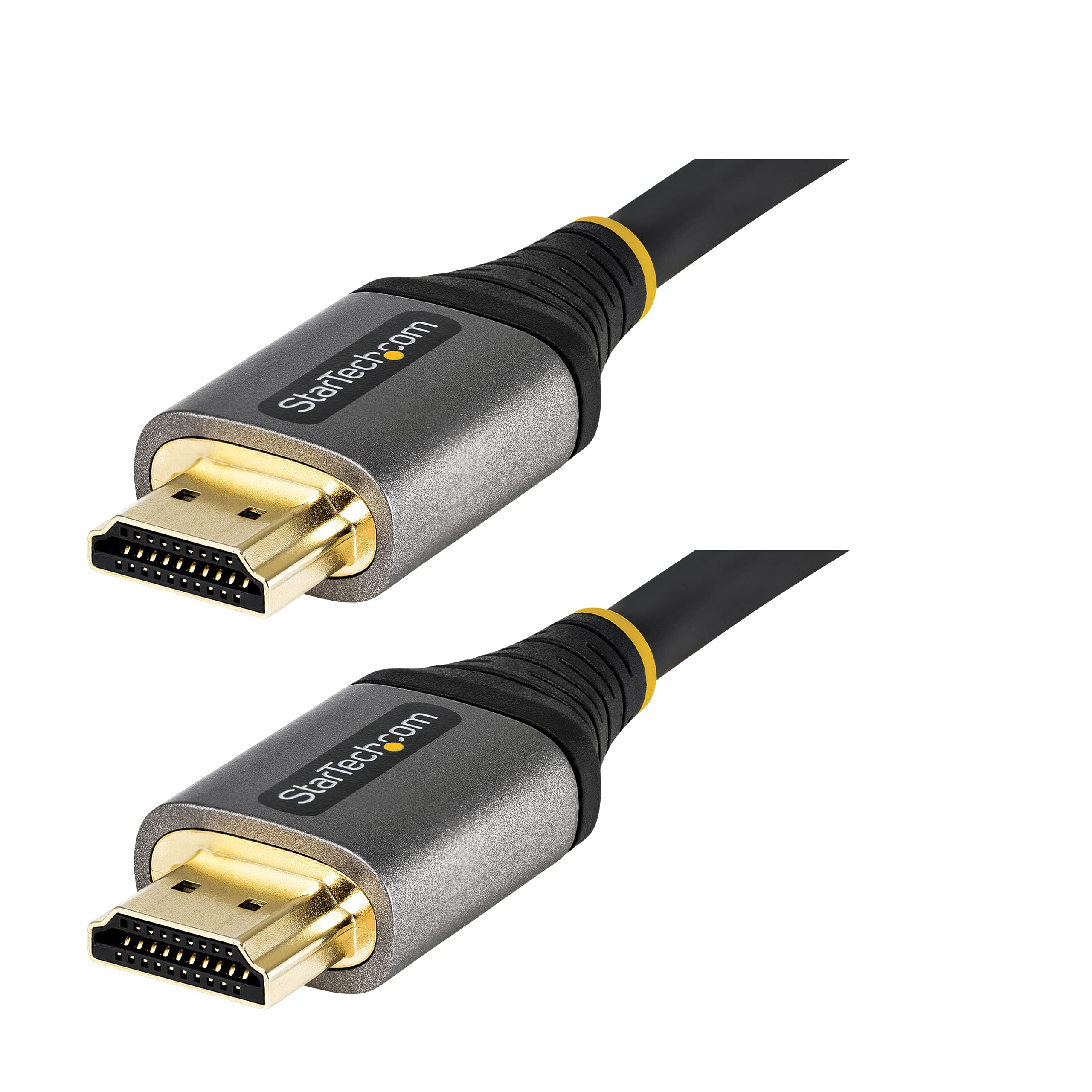 StarTech.com 3ft (1m) HDMI 2.1 Cable 8K - Certified Ultra High Speed HDMI Cable 48Gbps - 8K 60Hz/4K 120Hz HDR10+ eARC - Ultra HD 8K HDMI Cable - Monitor/TV/Display - Flexible TPE Jacket, Black