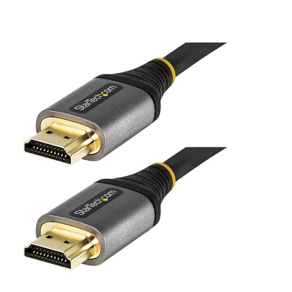 StarTech.com 3ft (1m) HDMI 2.1 Cable 8K - Certified Ultra High Speed HDMI Cable 48Gbps - 8K 60Hz/4K 120Hz HDR10+ eARC - Ultra HD 8K HDMI Cable - Monitor/TV/Display - Flexible TPE Jacket, Black
