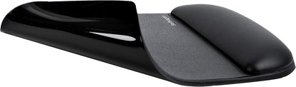 StarTech.com Mouse Pad with Hand rest, 6.7x7.1x0.8in (17x18x2cm), Ergonomic Mouse Pad with Wrist Support, Desk Wrist Pad w/Non-Slip PU Base, Cushioned Gel Mouse Pad w/Palm Rest (B-ERGO-MOUSE-PAD