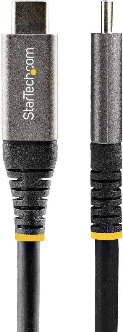 StarTech.com 6ft (2m) USB C Cable 5Gbps - Durable USB-C Cable - USB 3.2 Gen 1 Type-C Cable - 100W (5A) Power Delivery Charging, DP Alt Mode - USB C to C Cord - Charge & Sync (USB315CCV2M