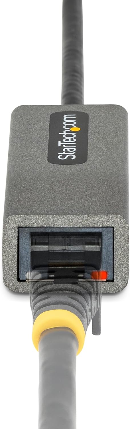 StarTech.com USB 3.0 to Gigabit Ethernet Network Adapter - 10/100/1000 Mbps, USB to RJ45, USB 3.0 to LAN Adapter, USB 3.0 Ethernet Adapter (GbE), 11in Attached Cable, Driverless Install (USB31000S2
