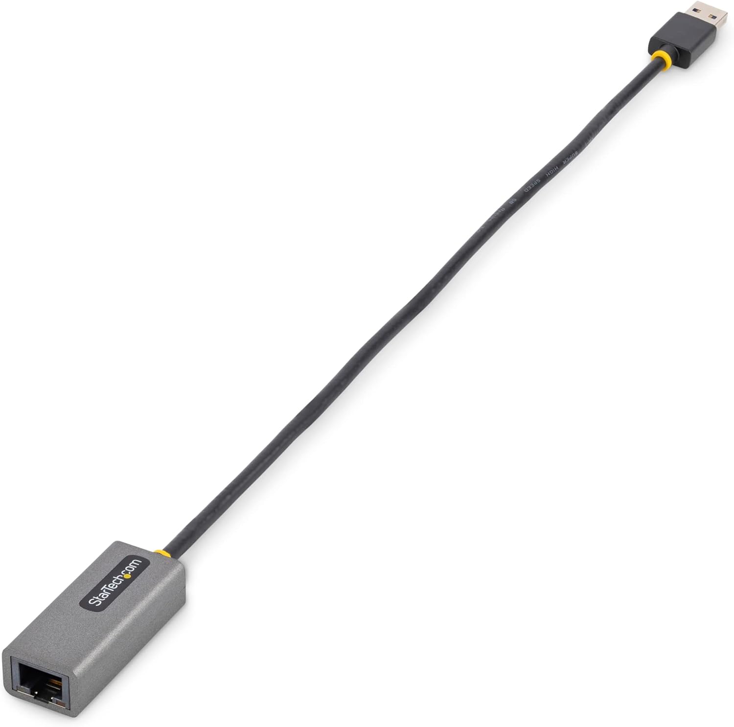 StarTech.com USB 3.0 to Gigabit Ethernet Network Adapter - 10/100/1000 Mbps, USB to RJ45, USB 3.0 to LAN Adapter, USB 3.0 Ethernet Adapter (GbE), 11in Attached Cable, Driverless Install (USB31000S2