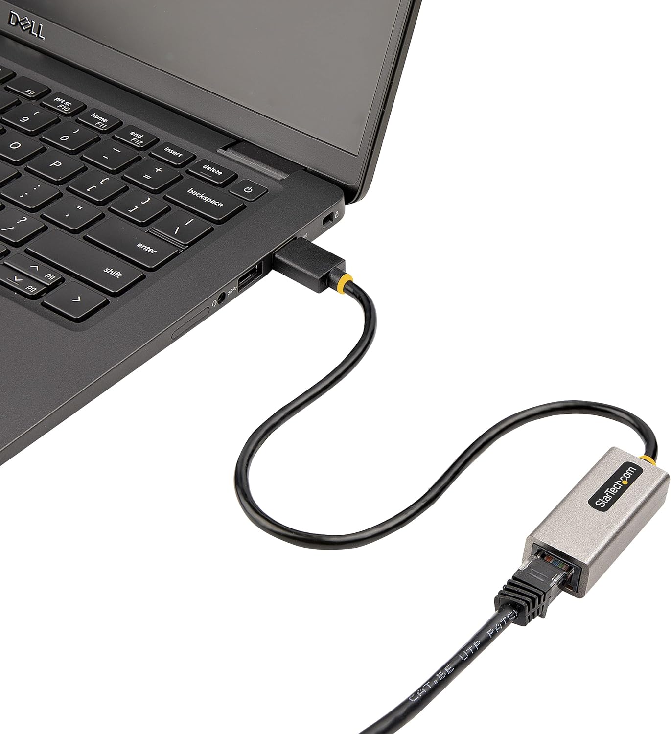 StarTech.com USB 3.0 to Gigabit Ethernet Network Adapter - 10/100/1000 Mbps, USB to RJ45, USB 3.0 to LAN Adapter, USB 3.0 Ethernet Adapter (GbE), 11in Attached Cable, Driverless Install (USB31000S2