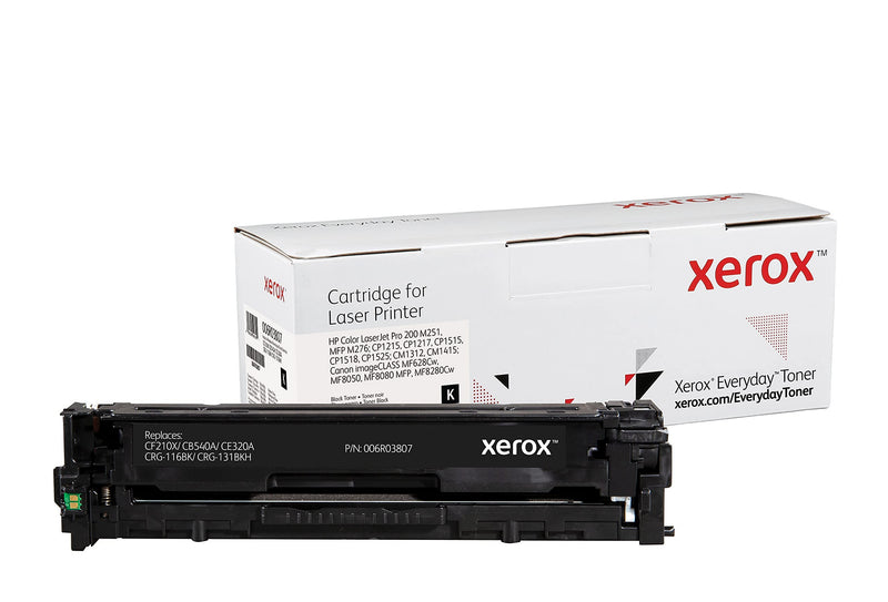 Everyday by Xerox Black Toner compatible with HP 131A HP 125A HP 128A (CF210X/ CB540A/ CE320A), High Capacity