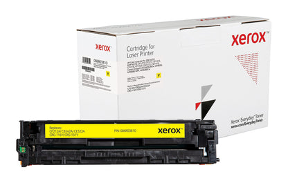 Everyday by Xerox Yellow Toner compatible with HP 131A HP 125A HP 128A (CF212A/ CB542A/ CE322A), Standard Capacity