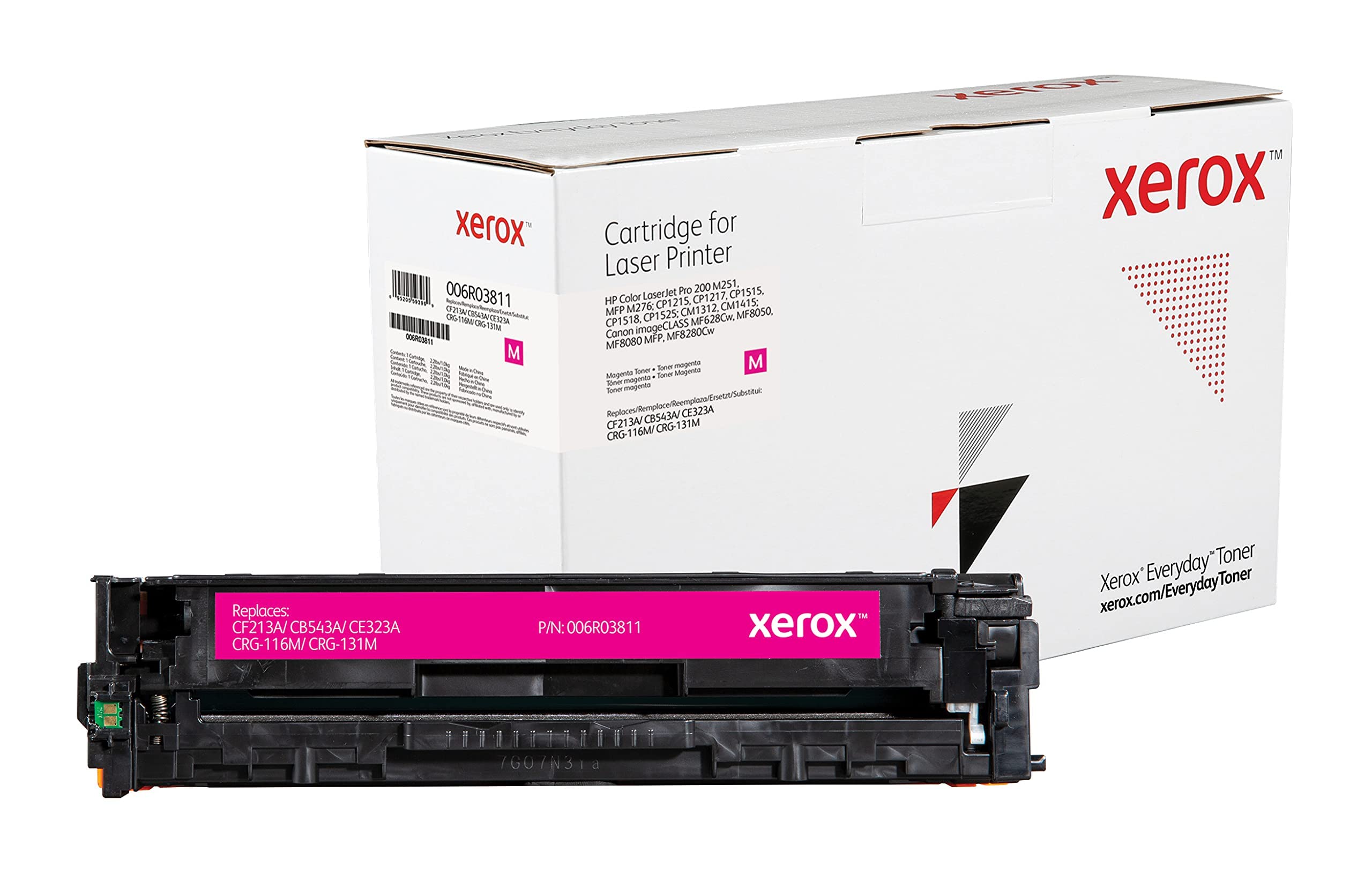 Everyday by Xerox Magenta Toner compatible with HP 131A HP 125A HP 128A (CF213A/ CB543A/ CE323A), Standard Capacity