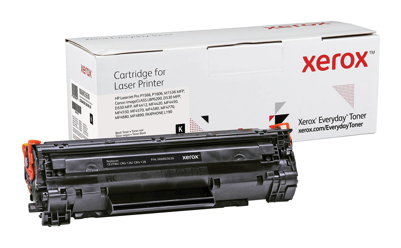 Xerox Everyday Toner Noir, équivalent à HP CE278A/ CRG-126/ CRG-128 2100 Pages - (006R03630
