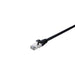 V7 Cat7 Ethernet cable, foil shielded (SFTP) RJ45 (m)/RJ45 (m), network cable, LAN cable, 0.5 m, black