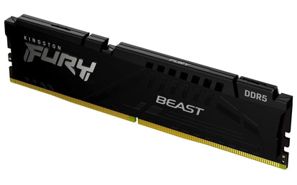 Kingston FURY Beast DDR5 16GB 5200MT/s CL40 DIMM Desktop Memory Gaming Single Module - KF552C40BB-16