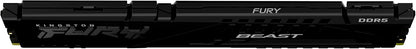 Kingston FURY Beast DDR5 16GB 5200MT/s CL40 DIMM Desktop Memory Gaming Single Module - KF552C40BB-16