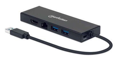 Usb-A Dock/Hub 5-Port- Hdmi/Usb-C/Network/2X Usb-A
