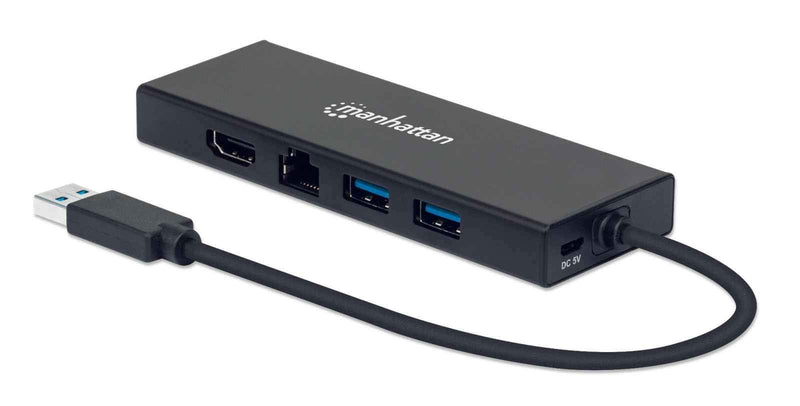 Usb-A Dock/Hub 5-Port- Hdmi/Usb-C/Network/2X Usb-A