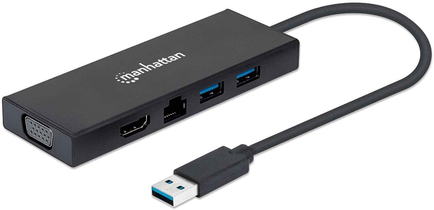 Usb-A Dock/Hub 5-Port- Hdmi/Usb-C/Network/2X Usb-A