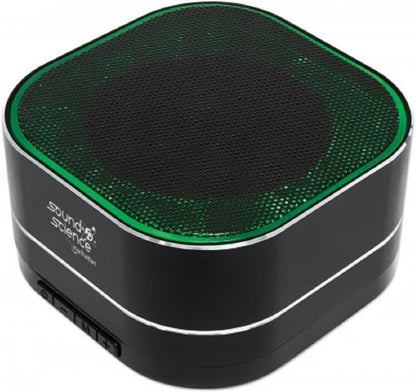 Manhattan Metallic Bluetooth Speaker (Clearance Pricing), Microphone, FM Radio, Decent Sound Output (3W), 6 hour Playback time, Integrated Controls, Range 10m, microSD card reader, Aux 3.5mm