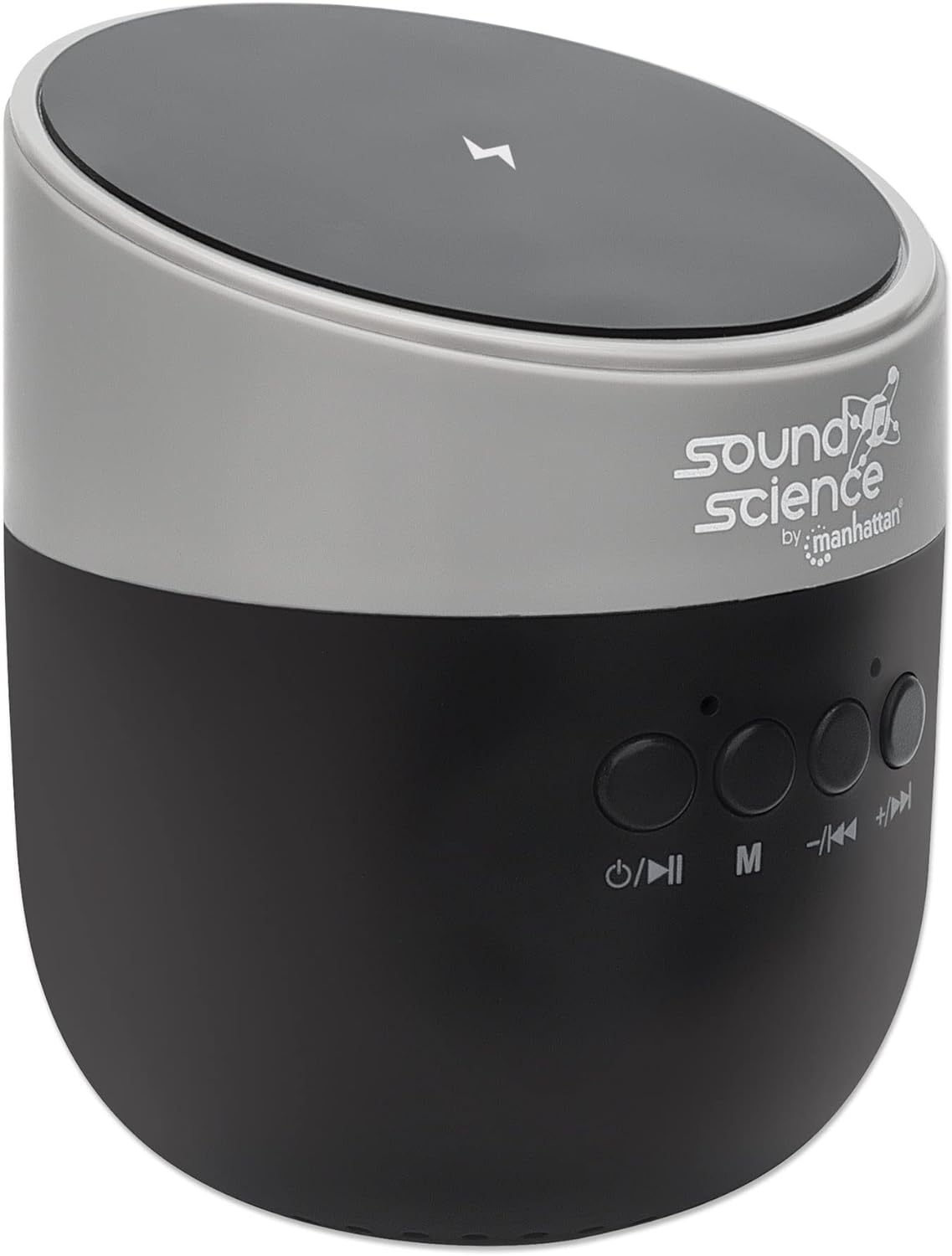 Manhattan Metallic Bluetooth Speaker with Wireless Charging Pad, W128290960 (with Wireless Charging Pad (Clearance Pricing), Decent Sound Output (3W), 3 Hour Playback Time, Wireless