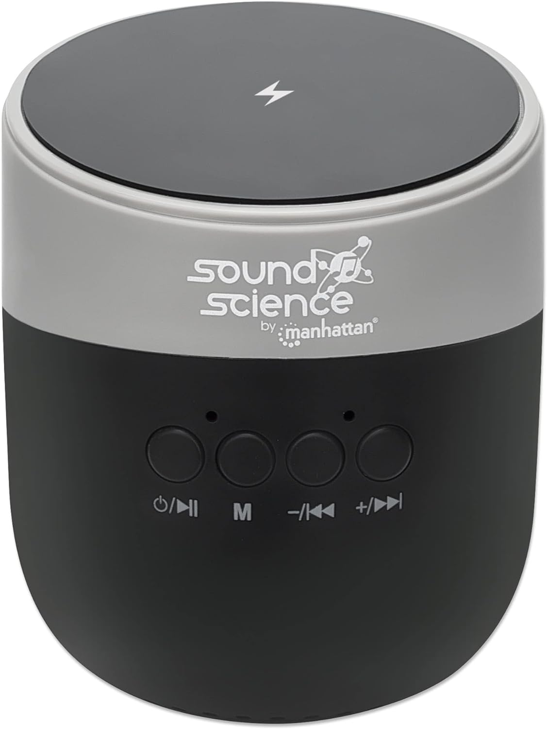 Manhattan Metallic Bluetooth Speaker with Wireless Charging Pad, W128290960 (with Wireless Charging Pad (Clearance Pricing), Decent Sound Output (3W), 3 Hour Playback Time, Wireless