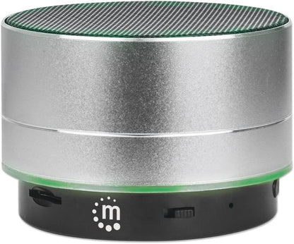 Manhattan Metallic LED Bluetooth Speaker Silver