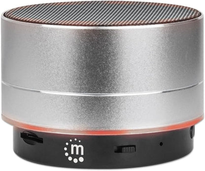 Manhattan Metallic LED Bluetooth Speaker Silver