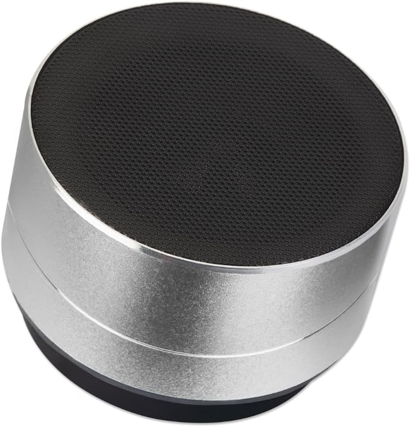 Manhattan Metallic LED Bluetooth Speaker Silver