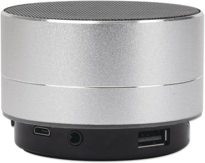 Manhattan Metallic LED Bluetooth Speaker Silver