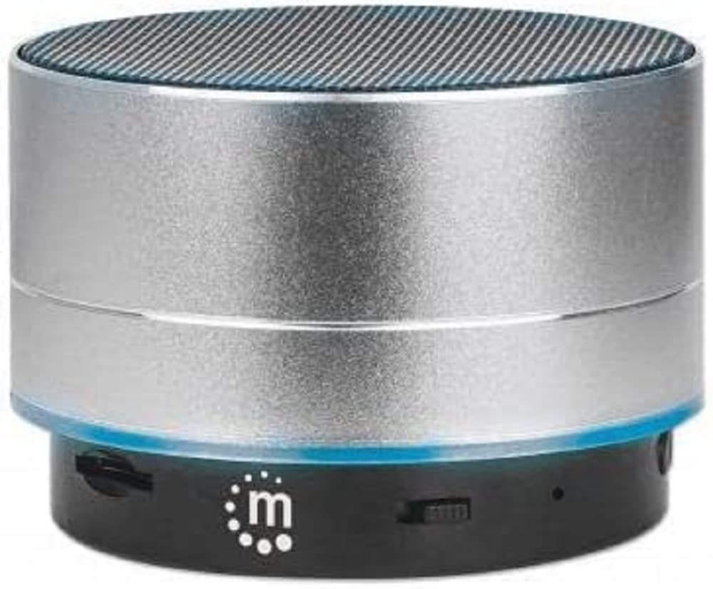 Manhattan Metallic LED Bluetooth Speaker Silver