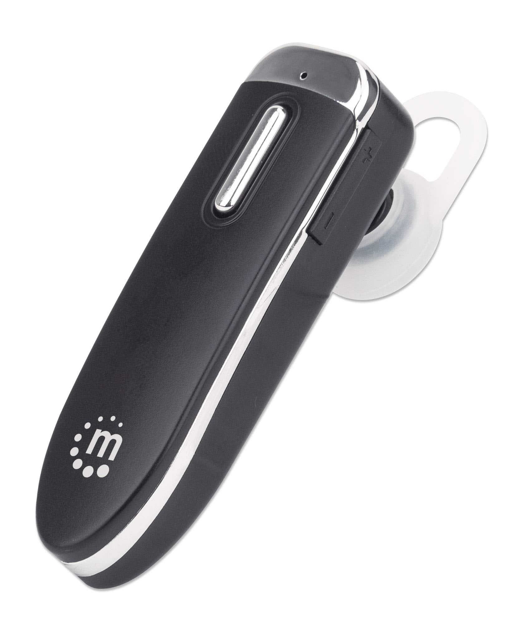 Manhattan 179553 Bluetooth Headset In-Ear Design Omnidirectional Microphone Integrated Controls Black