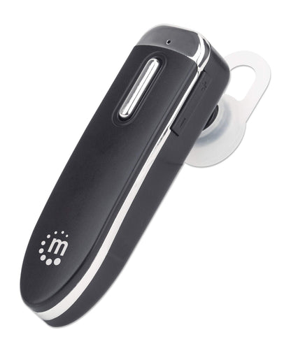 Manhattan 179553 Bluetooth Headset In-Ear Design Omnidirectional Microphone Integrated Controls Black
