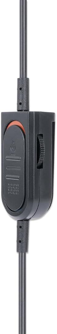 MANHATTAN USB-A HEADSET MONO SINGLE/SIDED VOL/CONTROL ADJMIC IN