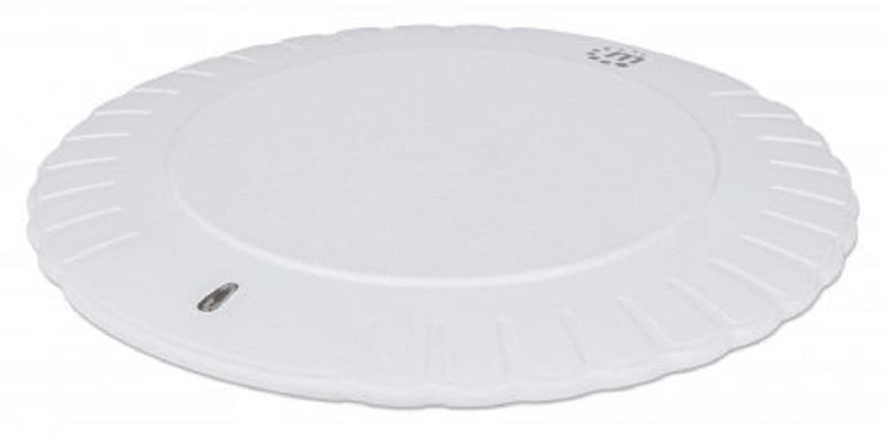 Manhattan Wireless Induction Charger 5W Qi™ Certified Wireless Charger, Safe Charge with 5W (5V/1A) Round Charging Pad, White