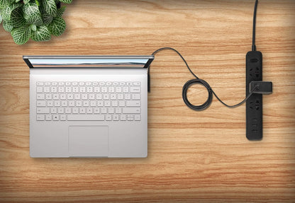 Manhattan USB-C to Surface Connect Cable, 1.8m, Male to Male. 15V/3A, Black, Polybag