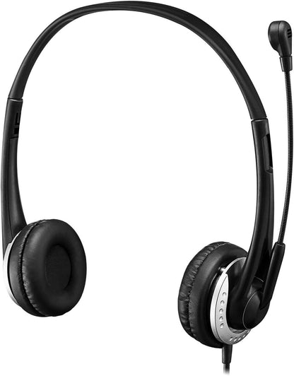 Adesso Stereo USB Multimedia Headphone/Headset with Microphone