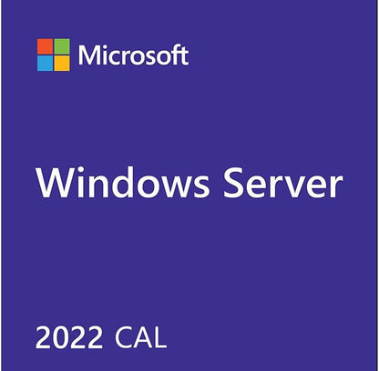 Microsoft Windows Server Cal 2022 Licencia de Acceso de Cliente (Cal) 1 Licencia(s