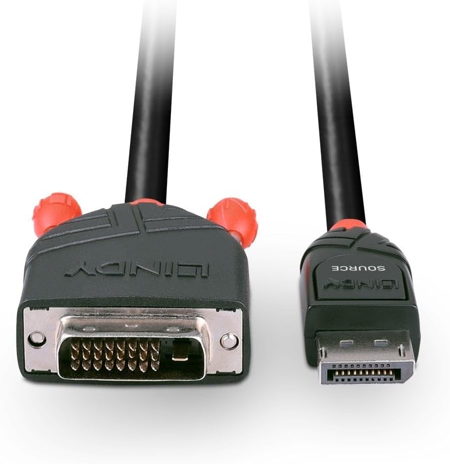 LINDY 36270 0.5 m HDMI to DVI Cable, Line - Black