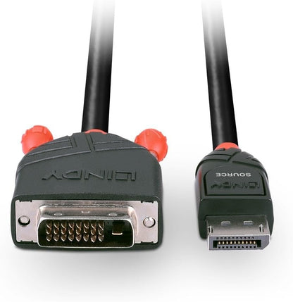 LINDY 36270 0.5 m HDMI to DVI Cable, Line - Black